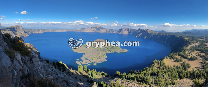 Ancien cratère noyé (Crater Lake, Oregon, USA) - gryphea.com